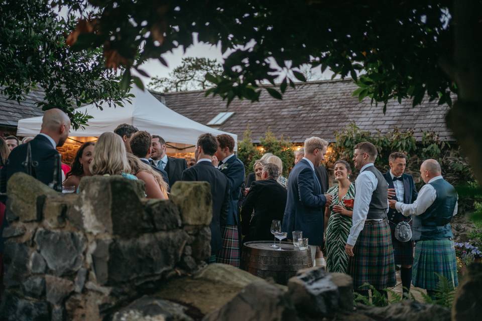 Drinks in the Gallery Garden