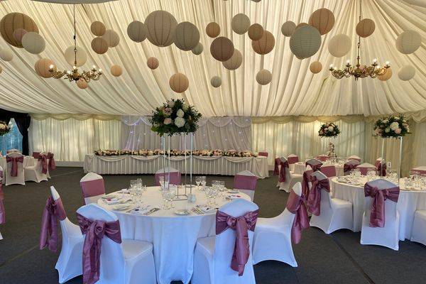 Venue styling Marquee