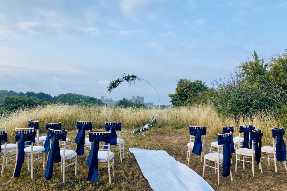 Outdoor ceremony