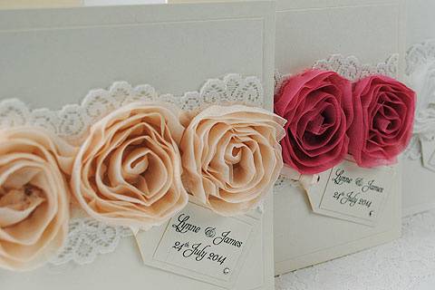 Vintage Rose Invitation