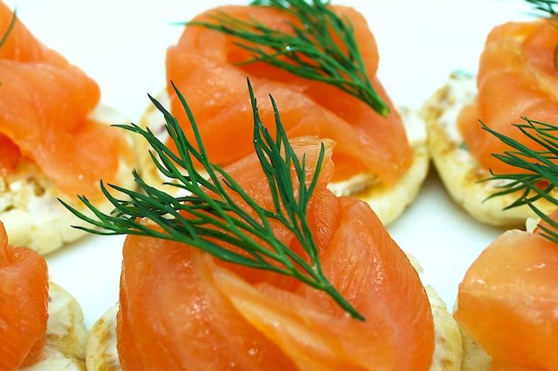 Delicious canapes