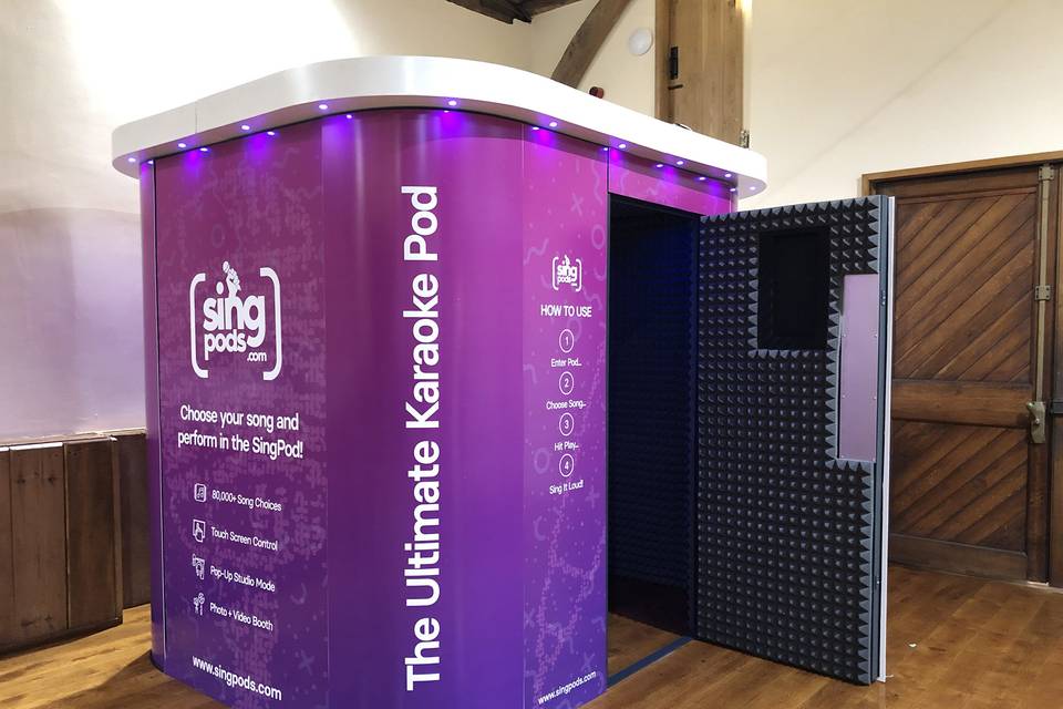 SingPod Karaoke Booth - purple
