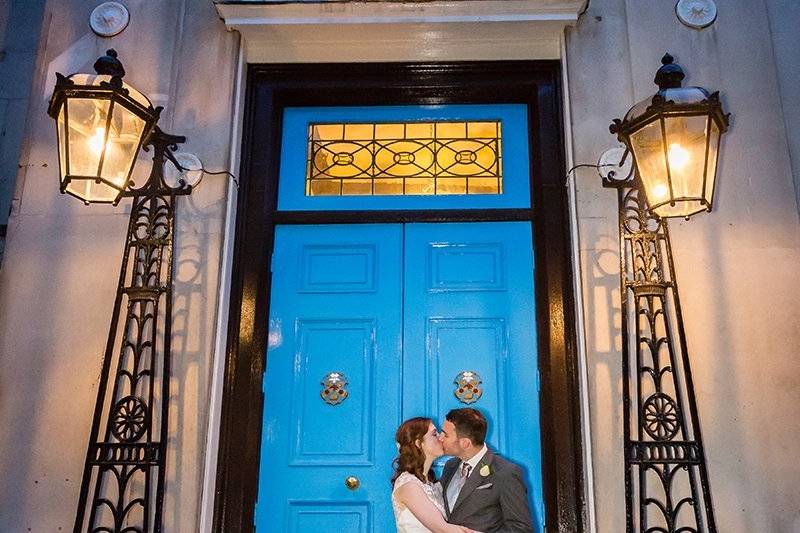 The famous blue doors - ideal for the perfect photo