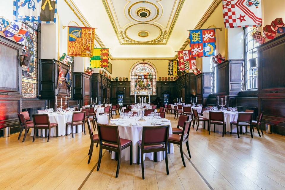 The Main Hall - round tables