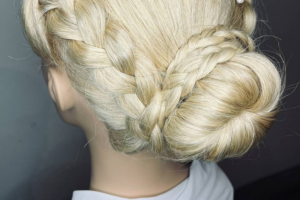 Braided updo