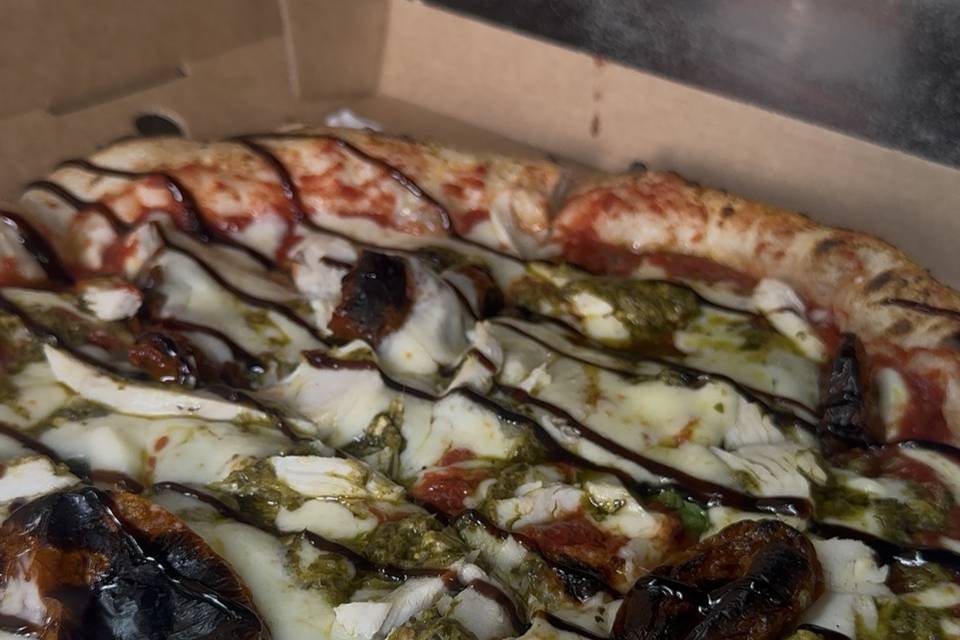 Chicken Pesto Pizza