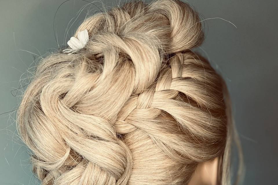 Braided updo