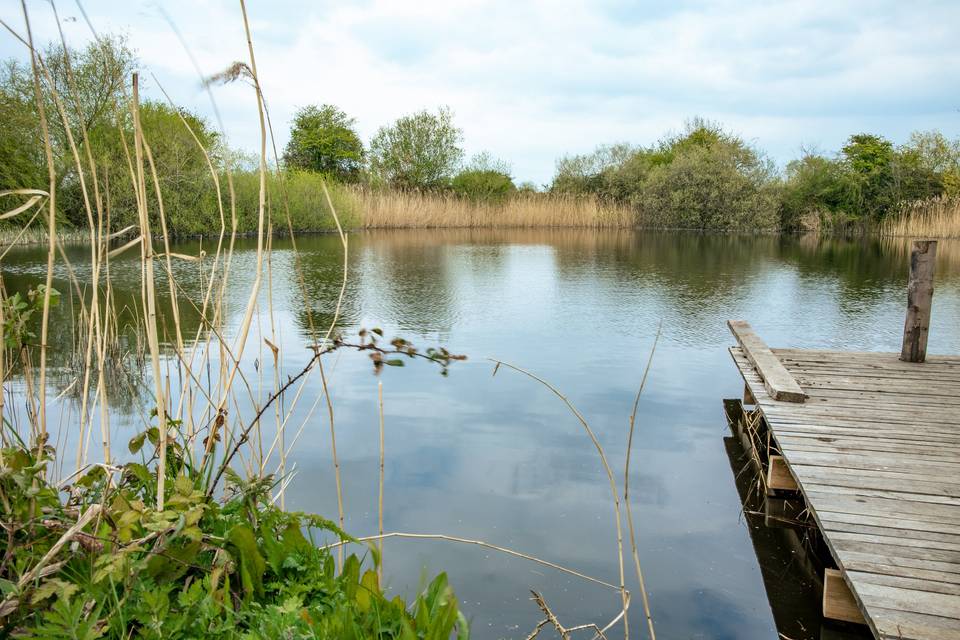 Wild swimming pond