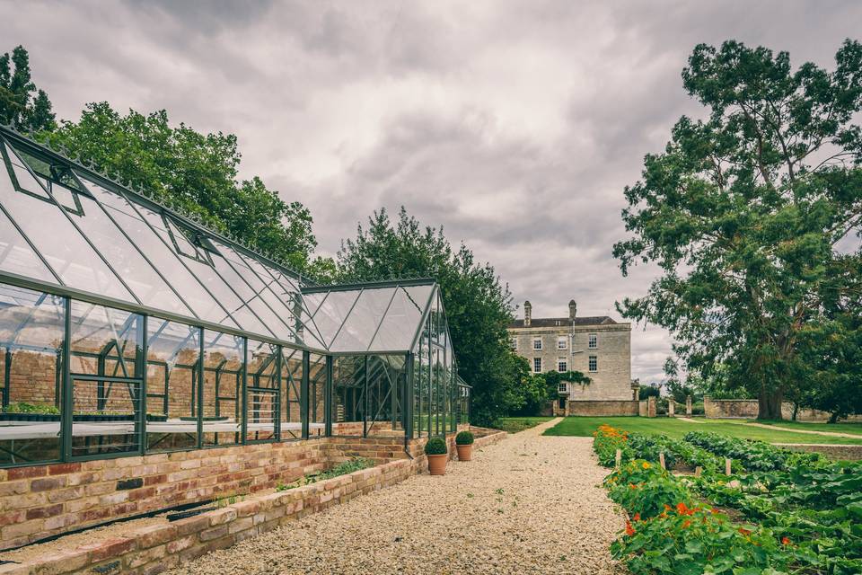 Walled garden growing food