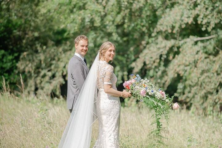 Bride and groom portraits