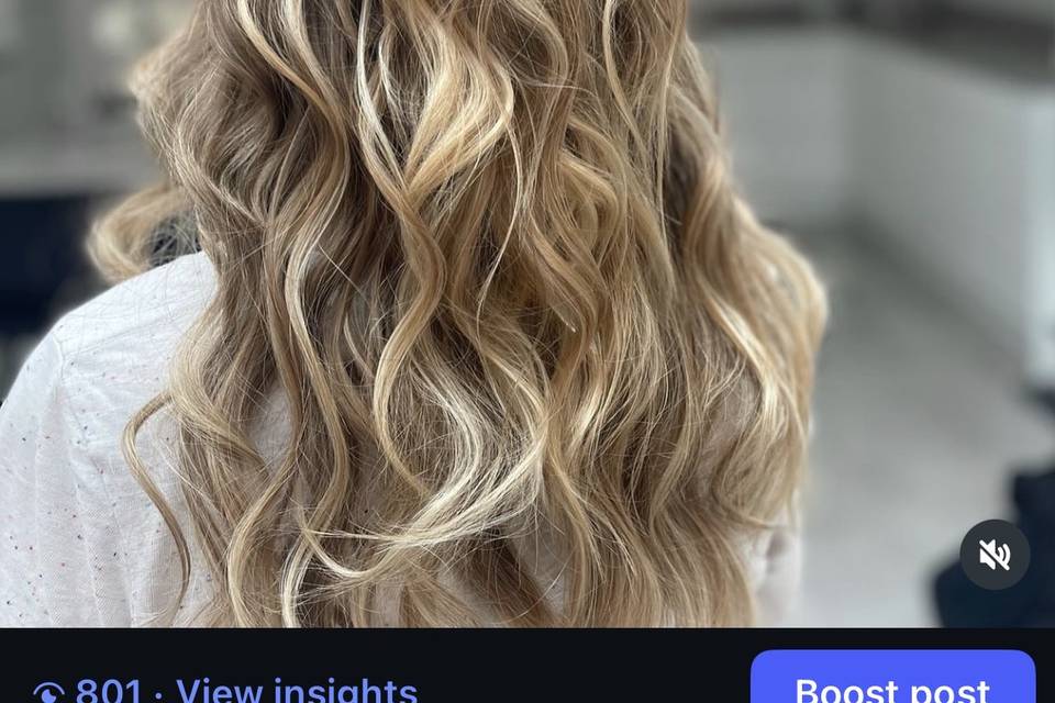 Bridesmaid hair