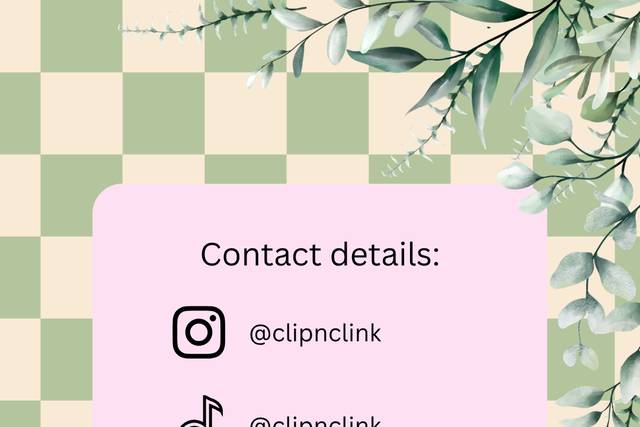Please check out our socials!