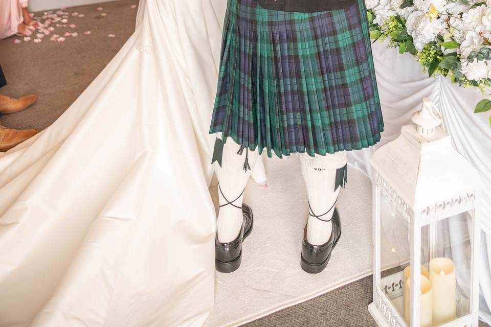 Bride and groom