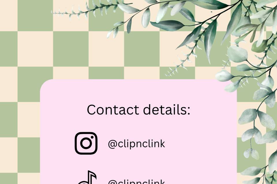 Please check out our socials!