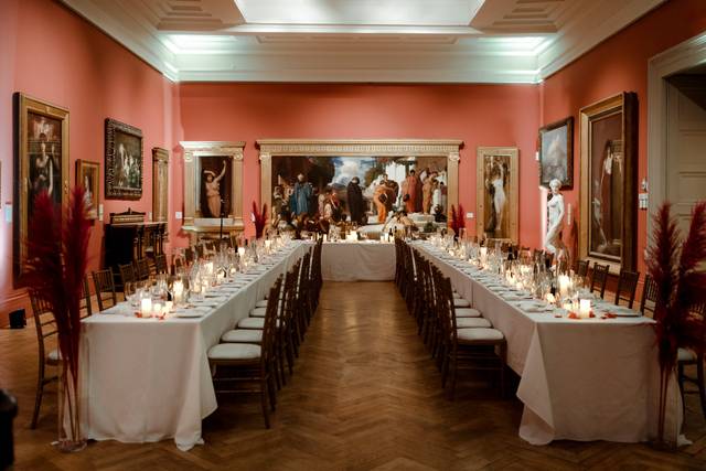 Dinner in the galleries