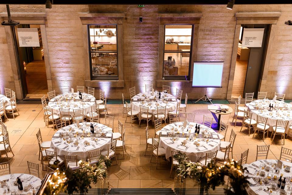 The Atrium, Christmas wedding