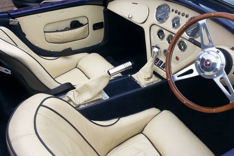 Cream leather interior