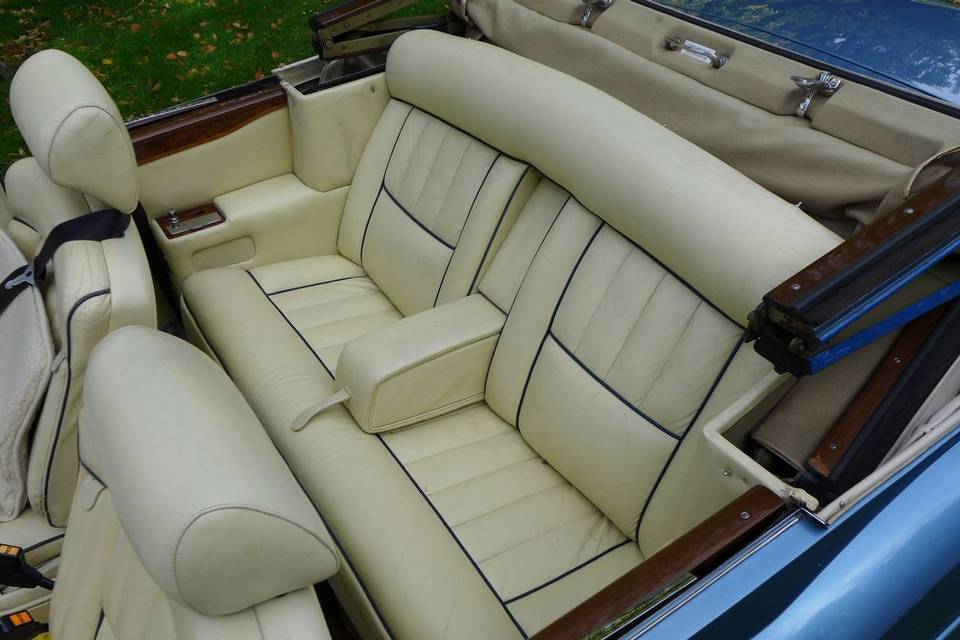 Cream leather interior