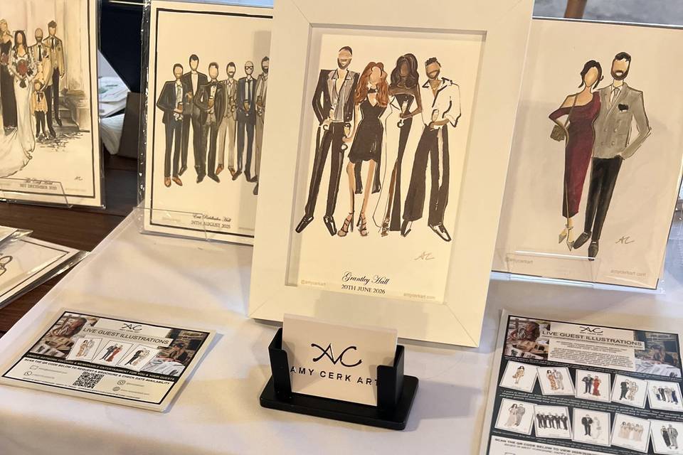 Wedding Showcase display