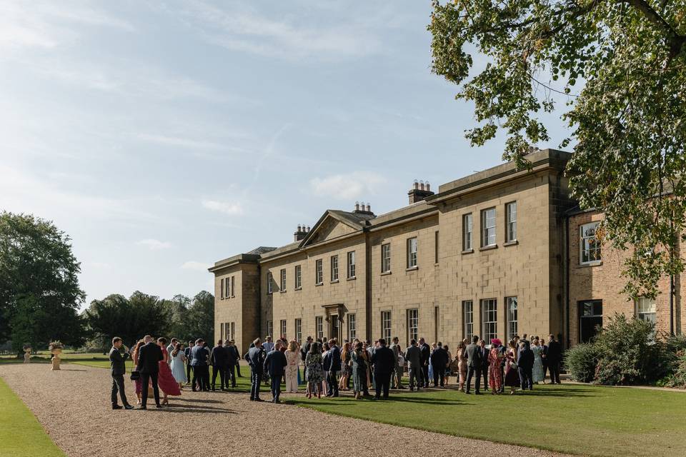 Drinks Reception at Rise Hall