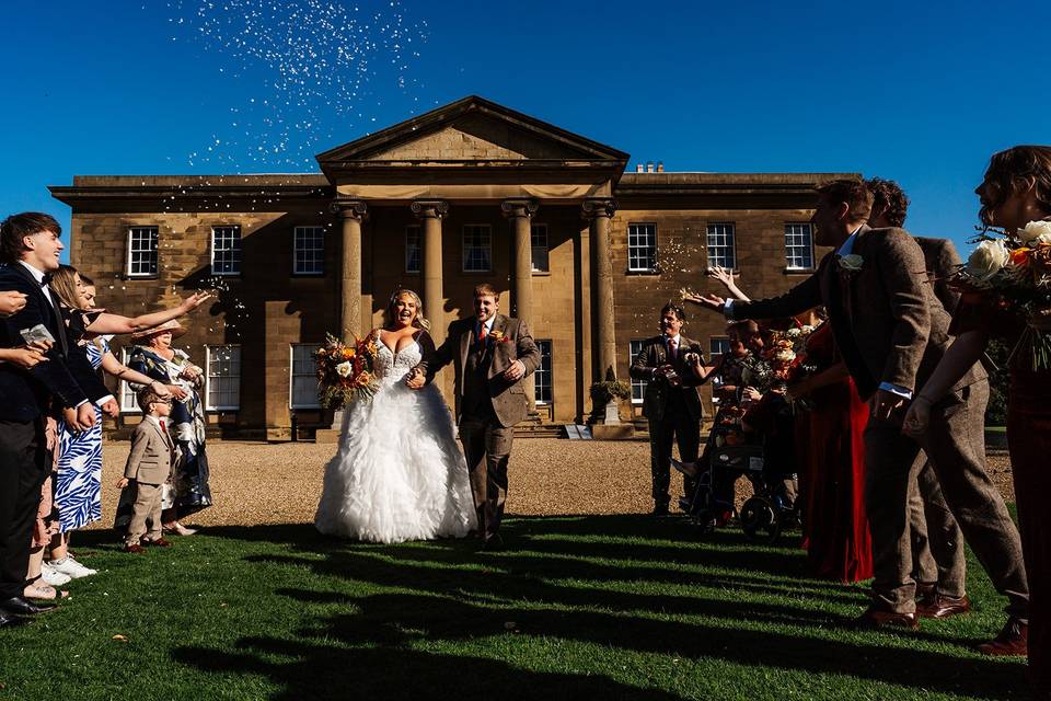 Confetti at Rise Hall