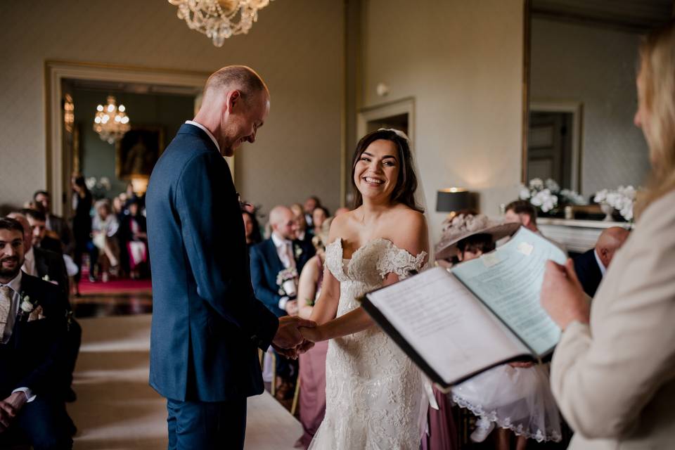 Ceremony at Rise Hall