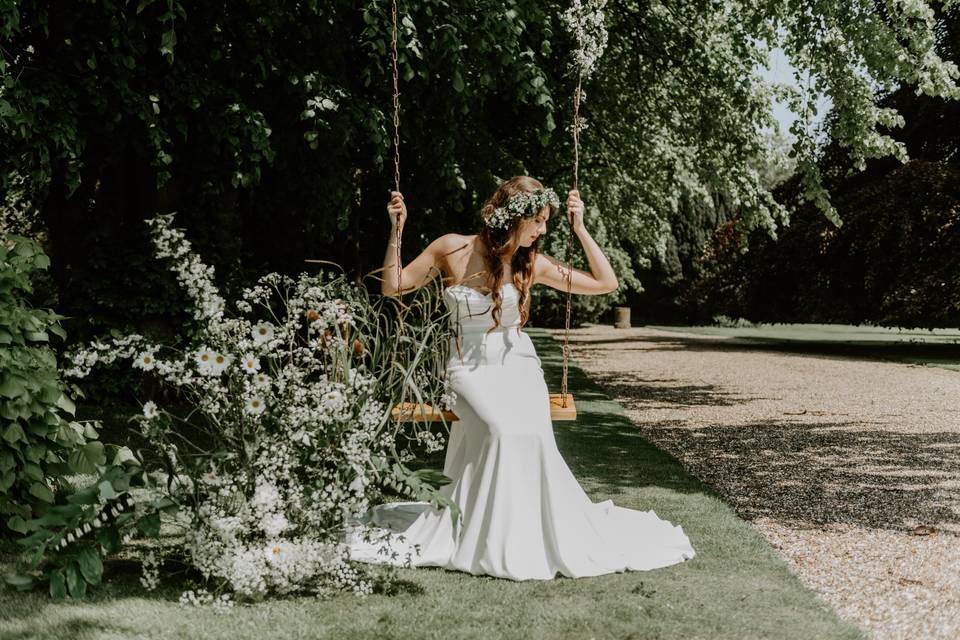 Swing in the gardens