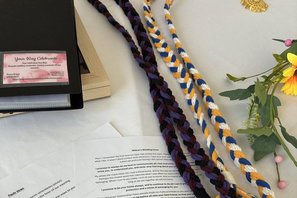 Handfasting and personal vows