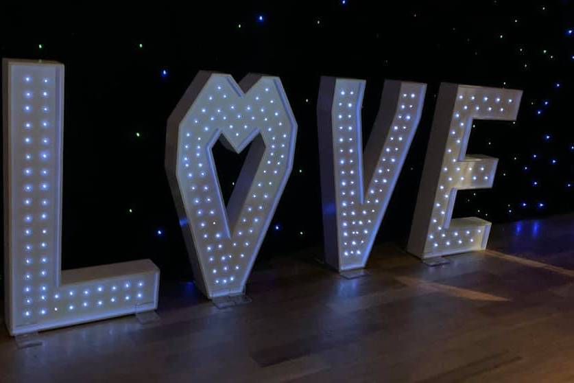 LED Love letter