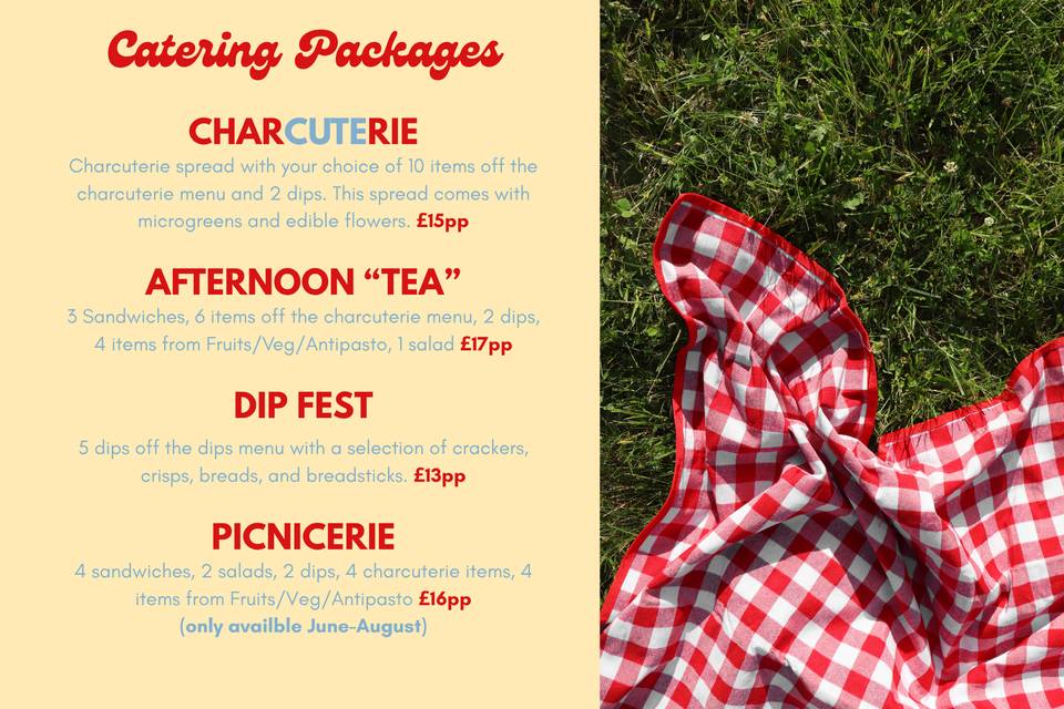 Introductory Catering Packages
