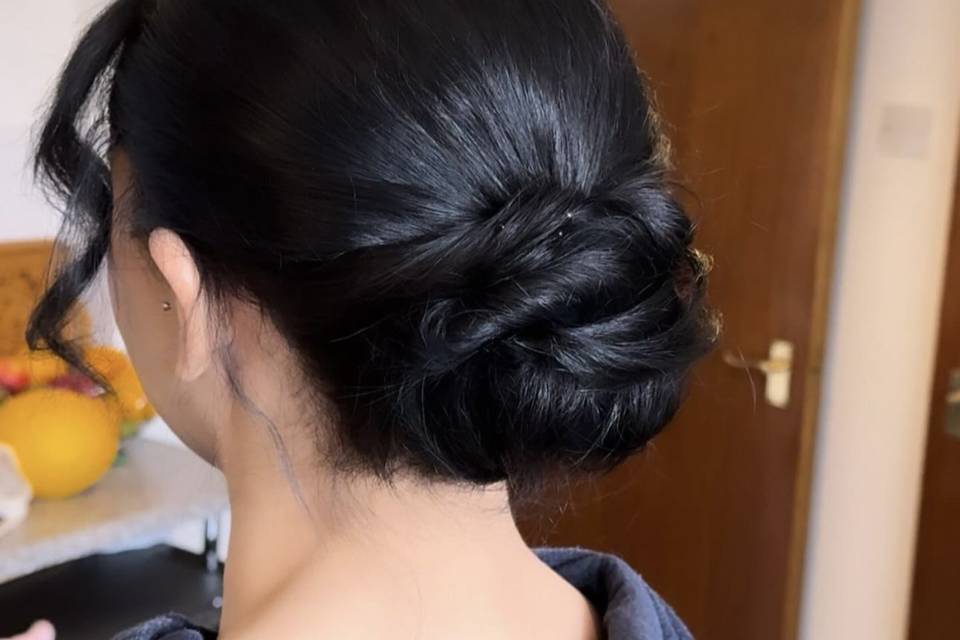 Bridal hair