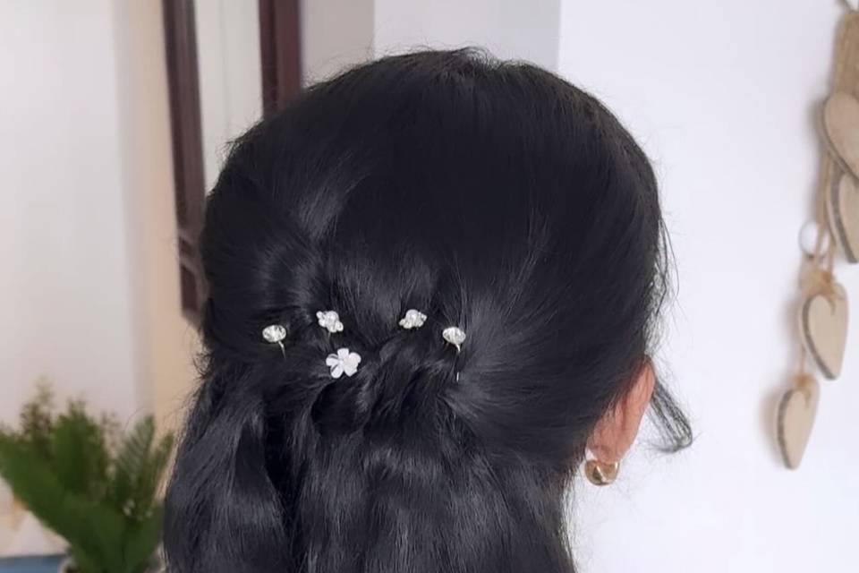 Bridal hair