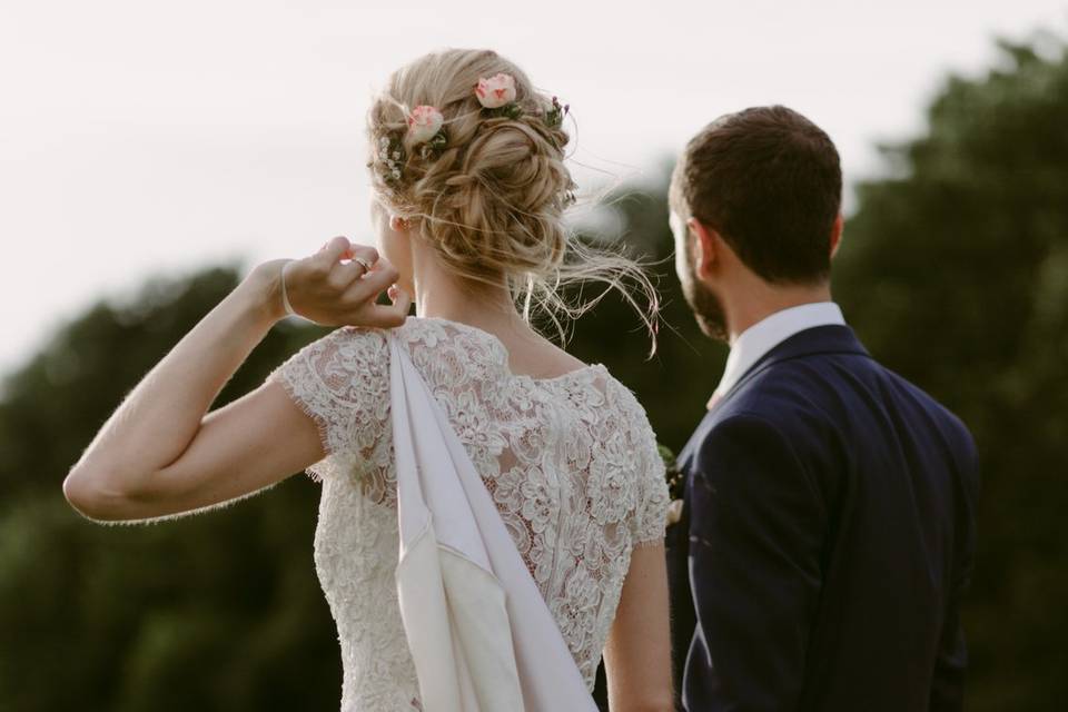 Textured updo