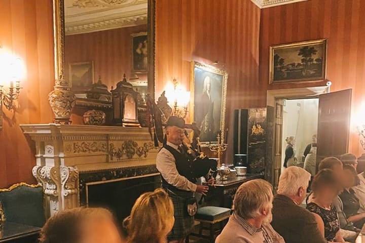 Entertaining guests