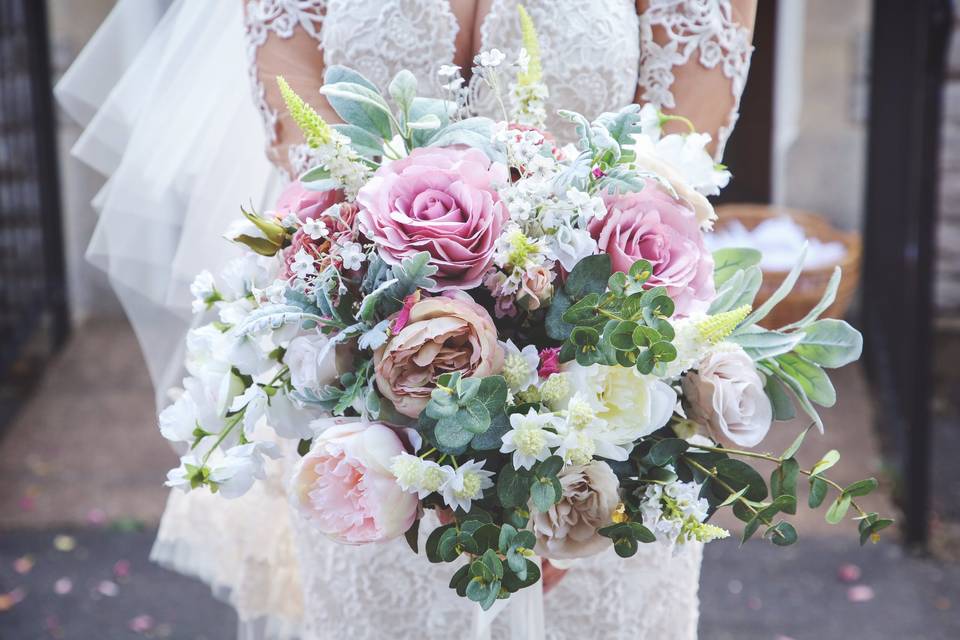 Everlasting bride bouquet