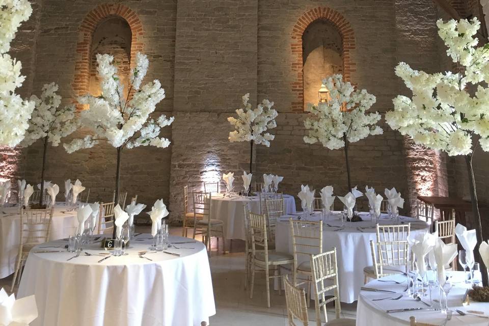 Trees at Tithe Barn