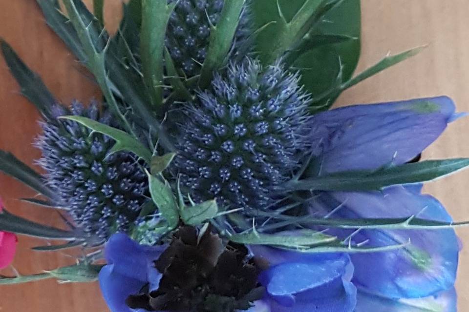 Thistle Buttonhole