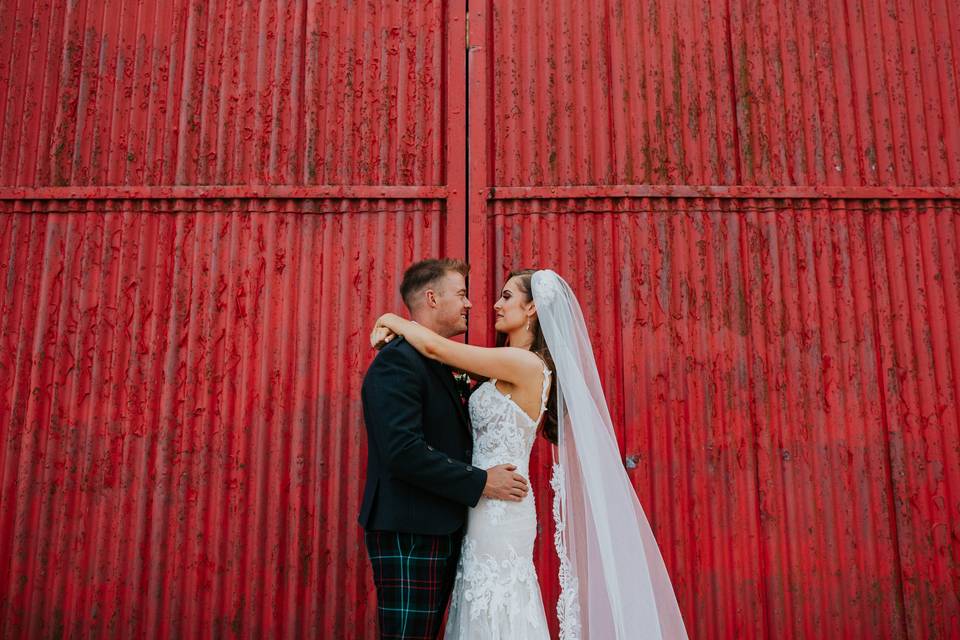 Real Wedding/Barn Doors