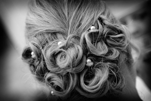 Bridal updo