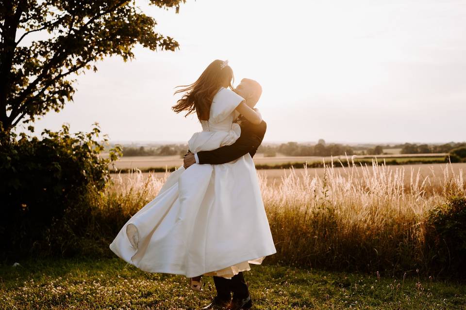 Sunset couple shoot