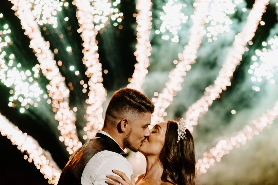 Wedding fireworks