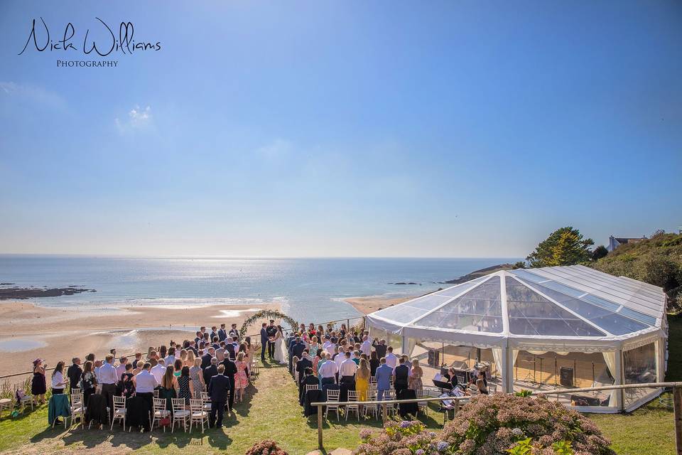 Wedding with a view!