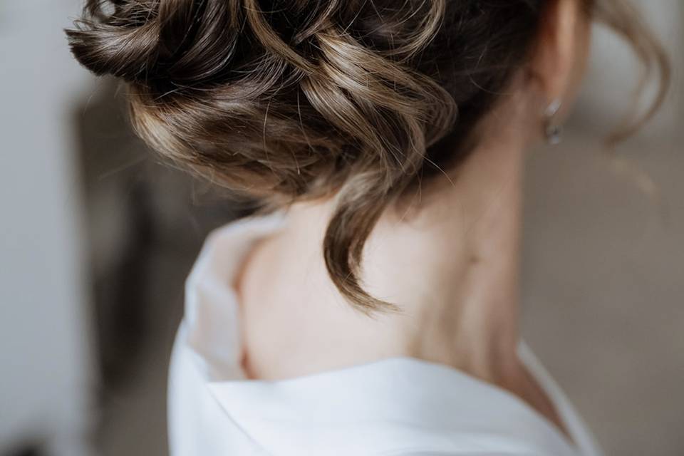 Bride hair