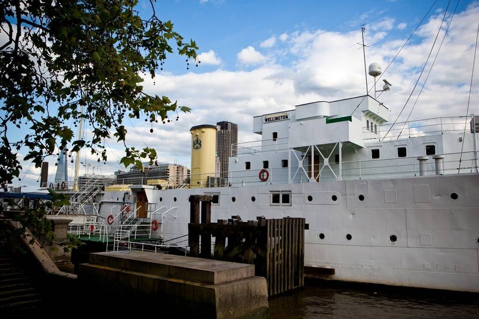 View of the ship