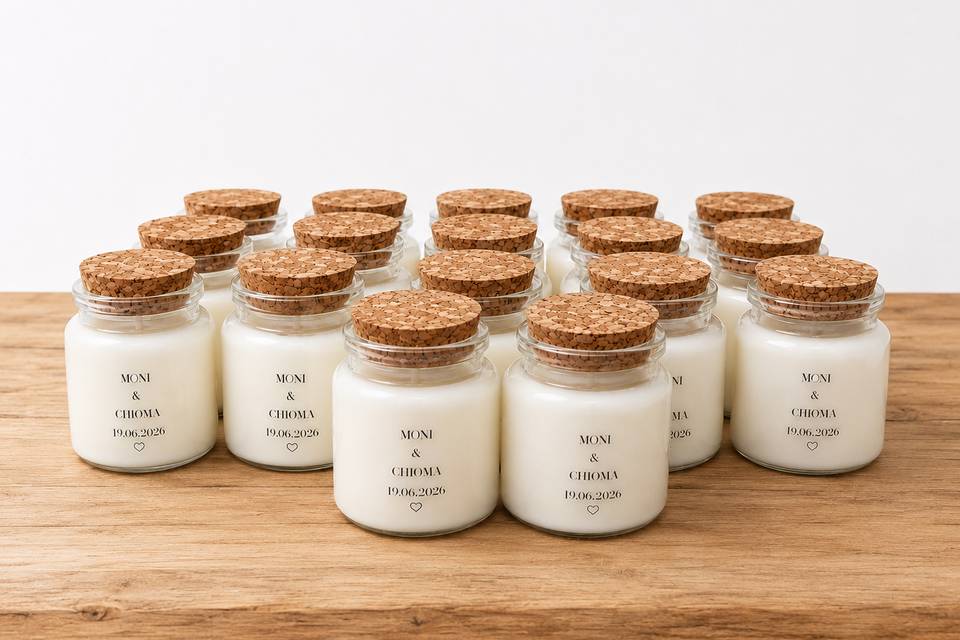 Personalised wedding favour