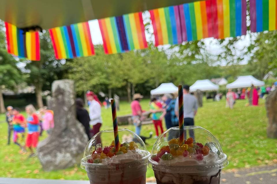 Pride milkshakes