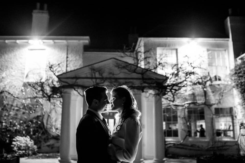 Pembroke Lodge at night