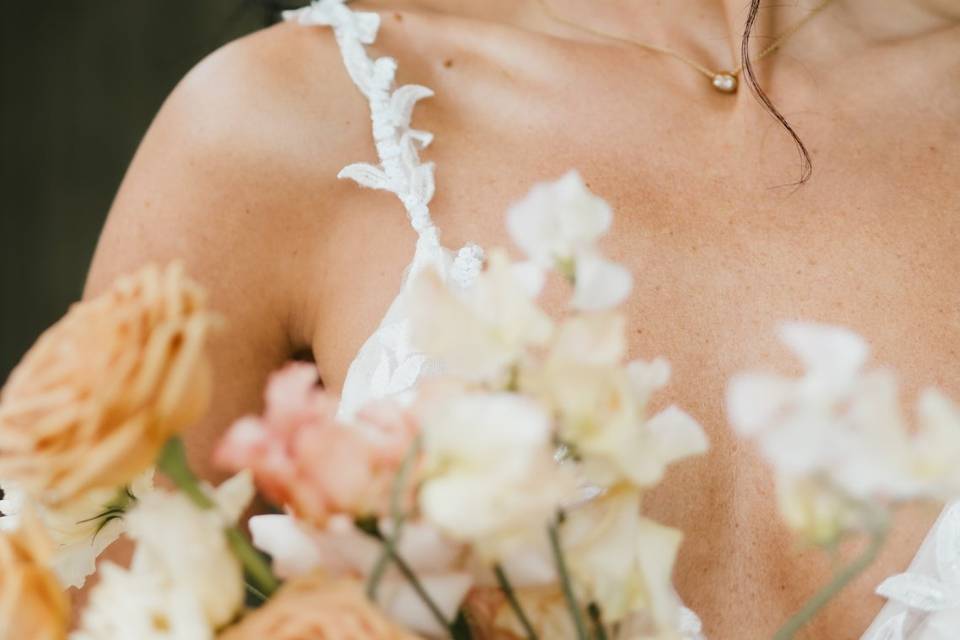 Soft, radiant bride