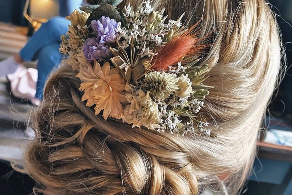 Boho bun