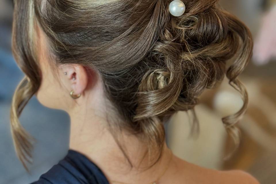 Undone updo